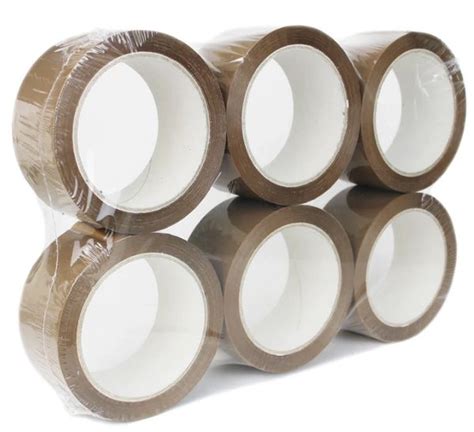 Brown Tape 48mmx50m 6pk | Zoom Sign Supplies Ltd