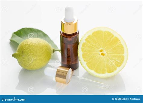 Lemon Essential Oil. Aromatherapy Stock Image - Image of natural ...