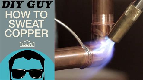 DIY Guy: How To Sweat Copper Pipe - YouTube