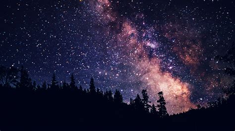 wallpaper for desktop, laptop | mx08-night-sky-dark-space-milkyway-star ...