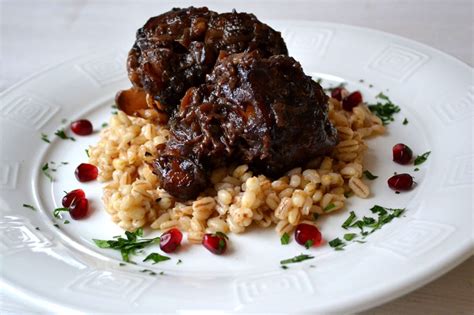 Braised Oxtail with Red Wine and Shallots | Beef tip recipes, Braised ...