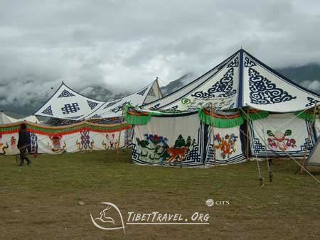 Tibetan nomadic tents