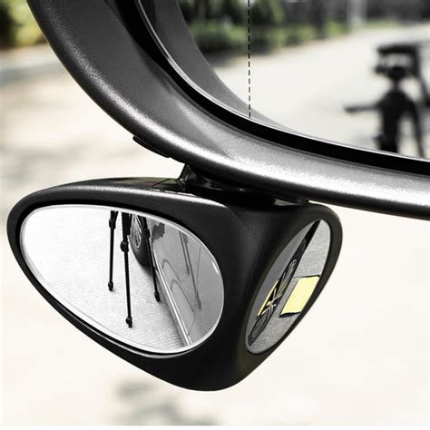 3r car double side blind spot rearview mirror hd 360° wide angle ...