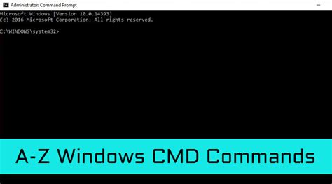 A to Z List Of Windows CMD Commands | Command Line Reference