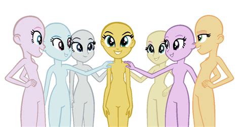 mlp eg base group - Google Search | Drawing base, Pony drawing, My ...