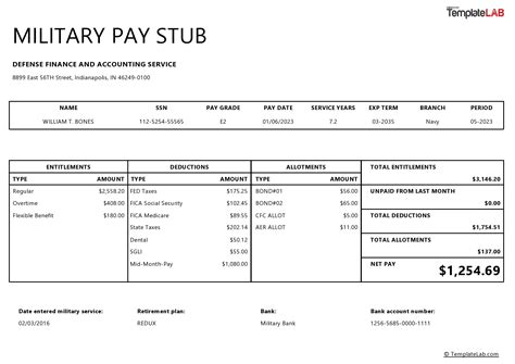 Excel Paystub Template