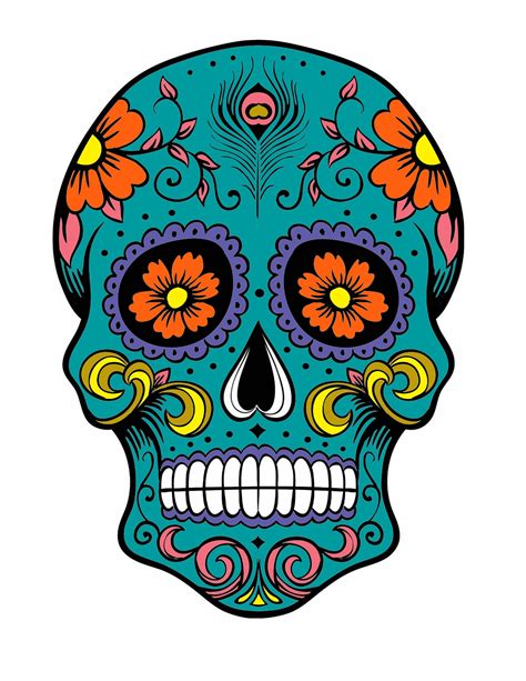 Hand painted skull boottle Human skull day of the dead Sugar skull ...