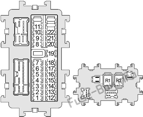 Fuse Box Diagram Nissan Frontier (D40; 2005-2014)