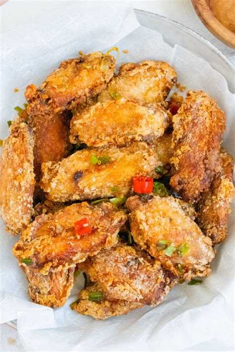 Chinese Salt and Pepper Chicken Wings - The Floured Camera