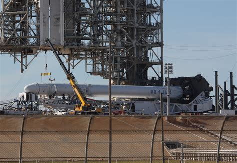 Photos: Falcon 9 rocket on the eve of its first launch from pad 39A ...