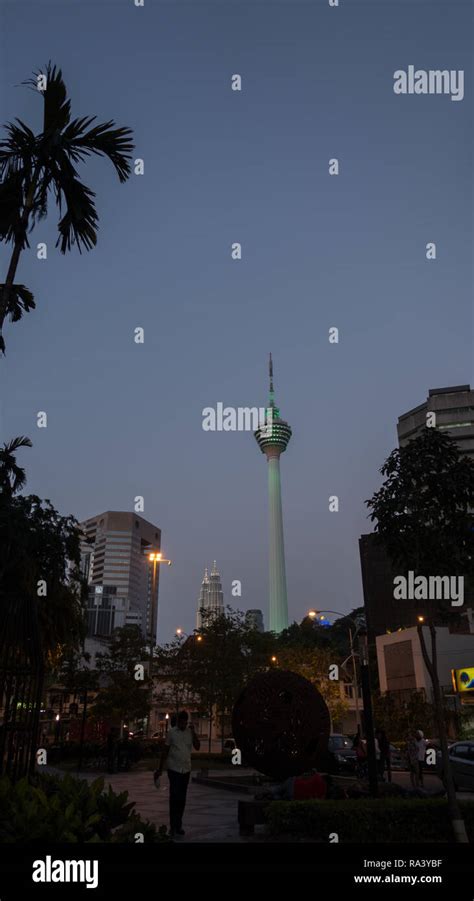 View of downtown Kuala Lumpur at night, MAlaysia Stock Photo - Alamy