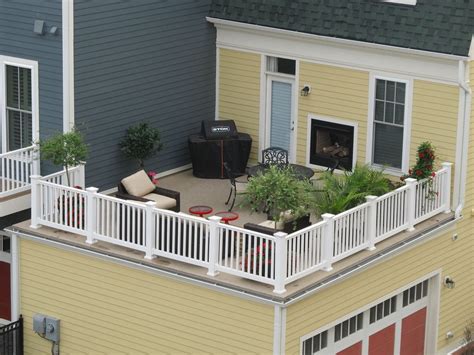 Terrace Over Garage | Deck Over Garage | Yellow and Blue Recreational ...