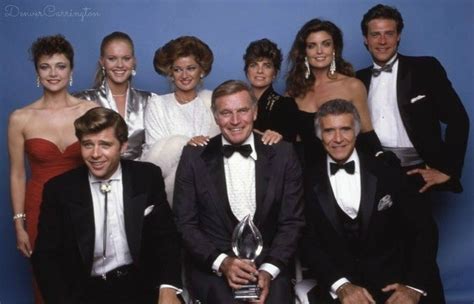 Classic Primetime Soaps - The cast of The Colbys posing with their ...