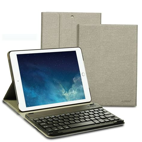 AGPtek iPad Keyboard Case with Wireless Bluetooth Keyboard for iPad 9.7 ...