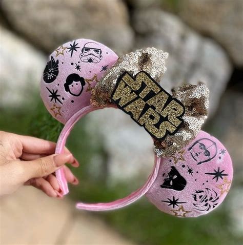 Star Wars Ears | Etsy Diy Mickey Ears, Mickey Mouse Ears, Disney Ears ...