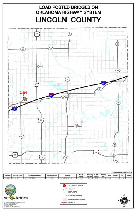 Oklahoma Highway System Bridge Postings