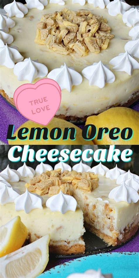 Lemon Oreo Cheesecake | SweetOrdeal.com | Lemon Oreo Cookies [Video ...