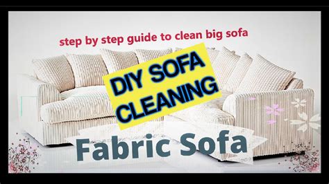 HOW TO WASH FABRIC SOFA/DIY SOFA CLEANING/STEP BY STEP GUIDE TO CLEAN ...