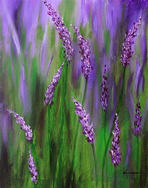 Lavender #Garden #Painting # #- #Lavender #Garden #Fine #Art #Print ...