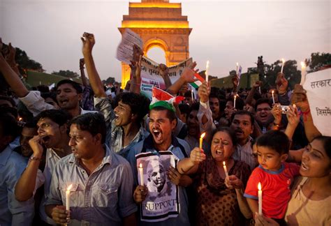 Indian PM slams anti-corruption activist as protests over arrest spread ...