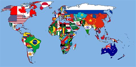 Free photo: World Flag Map - Atlas, Countries, Flags - Free Download ...