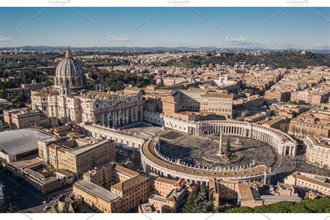 Aerial view of St. Peter's Basilica | Aerial view, Basilica, St peters ...