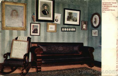 Interior View Abraham Lincoln's Old Home Springfield, IL