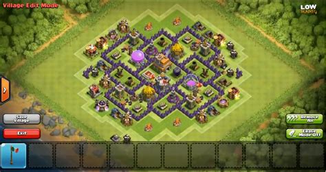 Clash Of Clans - Best Town hall 7 Trophy Base / Town hall 7 War base ...