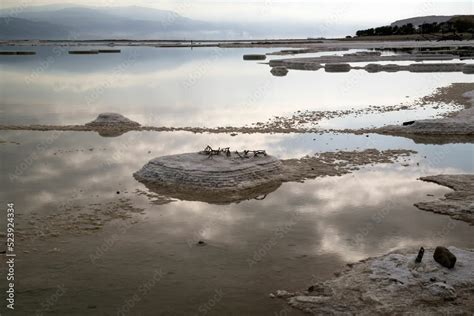 Salt formations in Dead Stock Photo | Adobe Stock