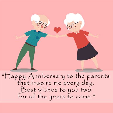 Anniversary Card Quotes For Parents` - Card Template