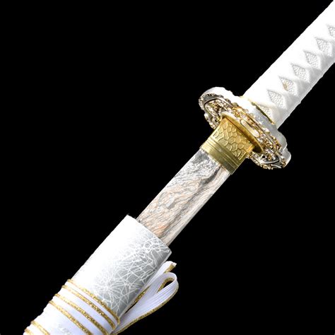 White Blade Katana | Handmade Japanese Katana Sword With White Blade ...