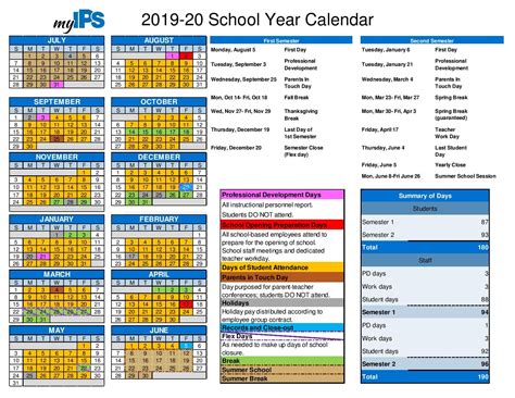 School year calendar Free Download - You Calendars | School calendar ...