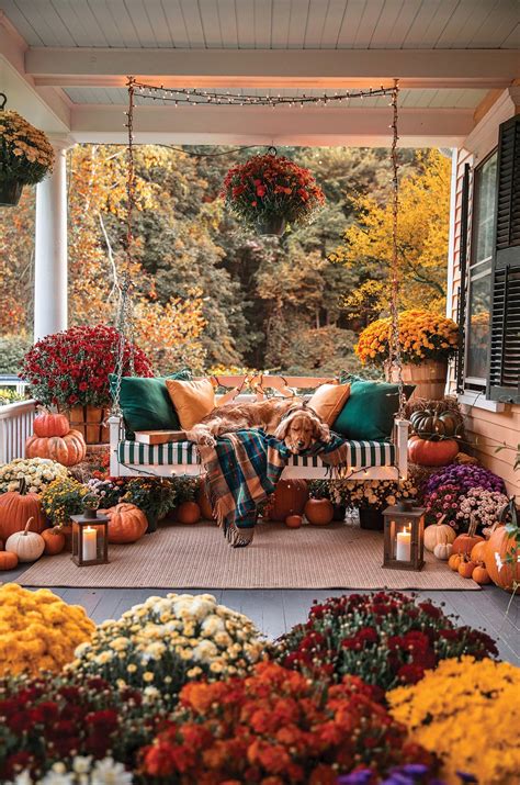 Cozy Autumn Porch Puzzle | Fall home decor, Autumn home, Fall porch