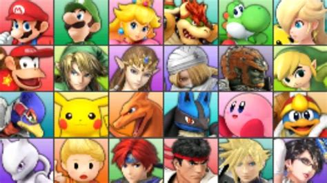 Super smash bros 3ds characters list - bopqetrain