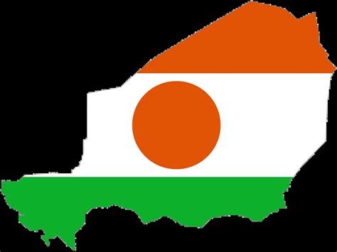 Niger Flag Map • Mapsof.net