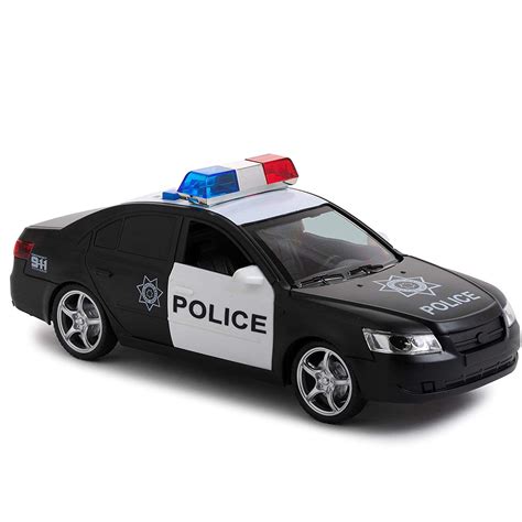 Toy To Enjoy Friction Powered Police Car with Light & Sounds ? Heavy ...