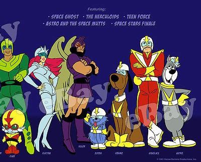 EXTRA LARGE! SPACE STARS Panoramic Print HANNA BARBERA Space Ghost ...