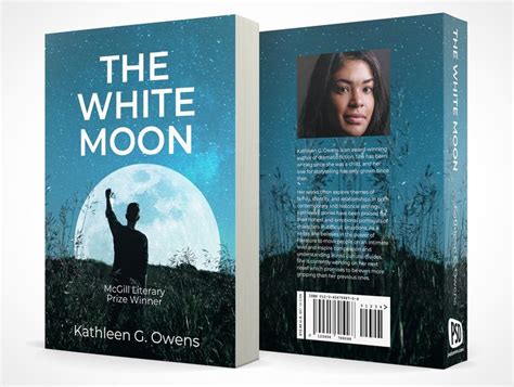 FREE PSD 6X9 White Moon Book Cover Design