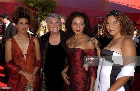 Tyne Daly and daughters during The 54th Annual Primetime Emmy Awards ...