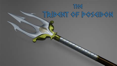 ancient The Trident of Poseidon 3D model | CGTrader