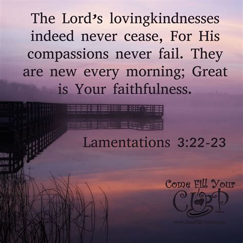 Lamentations 3:22-23