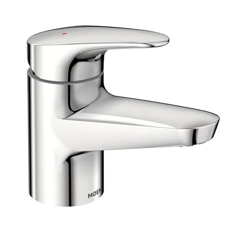 Moen Commercial Chrome 1-handle Single Hole WaterSense Bathroom Sink ...