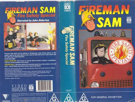 Fireman Sam Fire Safety Special (Australian VHS) | Fireman Sam Wiki ...