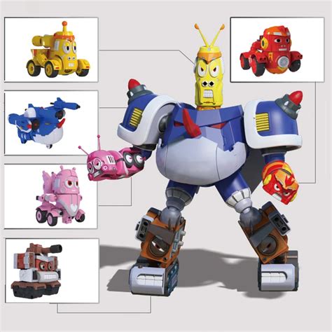 Toys & Hobbies Two faces Robots figurine Larva Transformers action ...