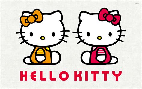 Mimmy White and Kitty White - Hello Kitty wallpaper - Cartoon ...