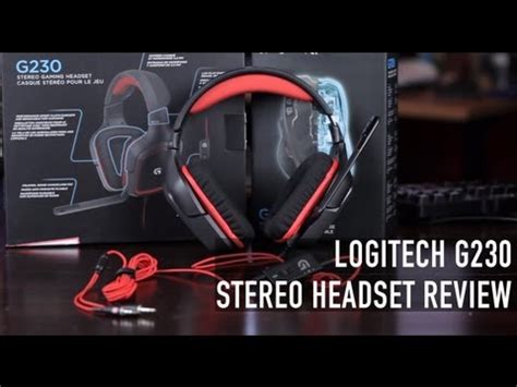 Logitech G230 Stereo Gaming Headset Review - YouTube