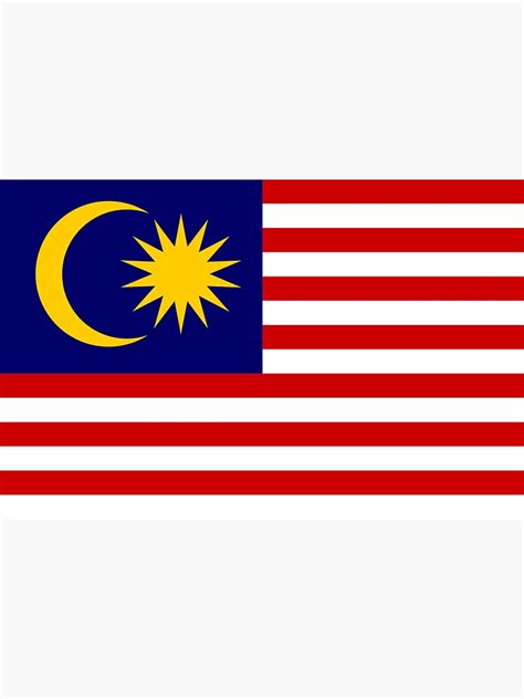 "Flag of Malaysia" Sticker for Sale by Countries-Flags | Redbubble