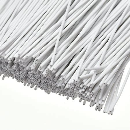 4 Inch Metallic Twist Ties Long Stronger Cable Ties White 500pcs ...