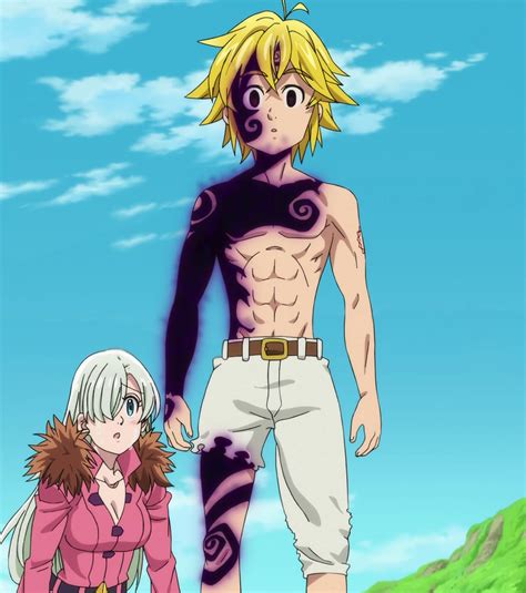 Image - Meliodas activating his demon powers.png | Nanatsu no Taizai ...