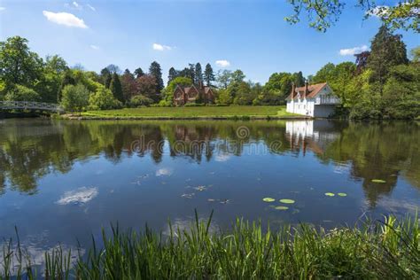 A Lake in Virginia Water Park in Surrey, UK Stock Image - Image of lake ...